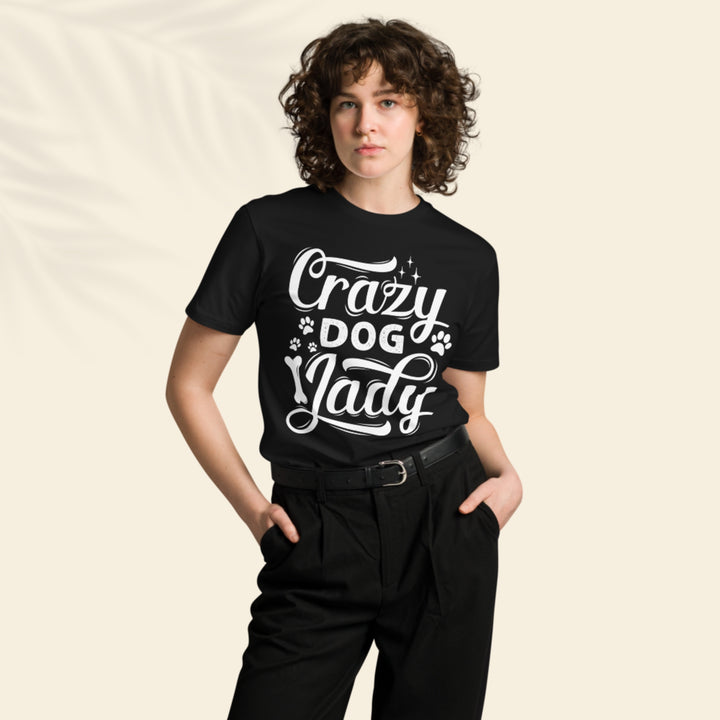 Crazy Dog Lady premium t-shirt